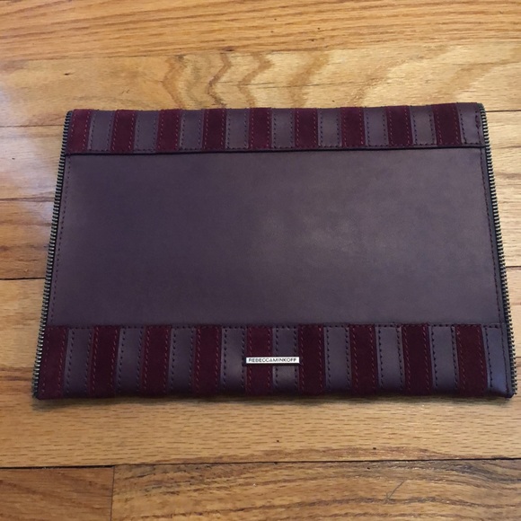Rebecca Minkoff Burgundy Clutch - Picture 4 of 6
